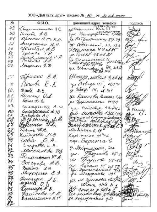 Письмо Картошову